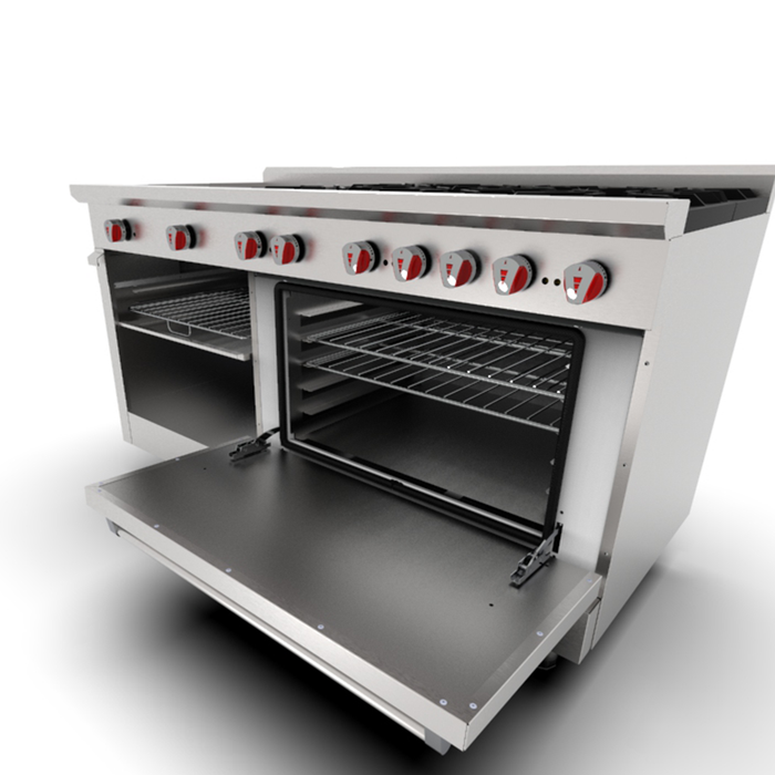 Estufa 6 Quemadores, Horno y Plancha Drago CG-61PD