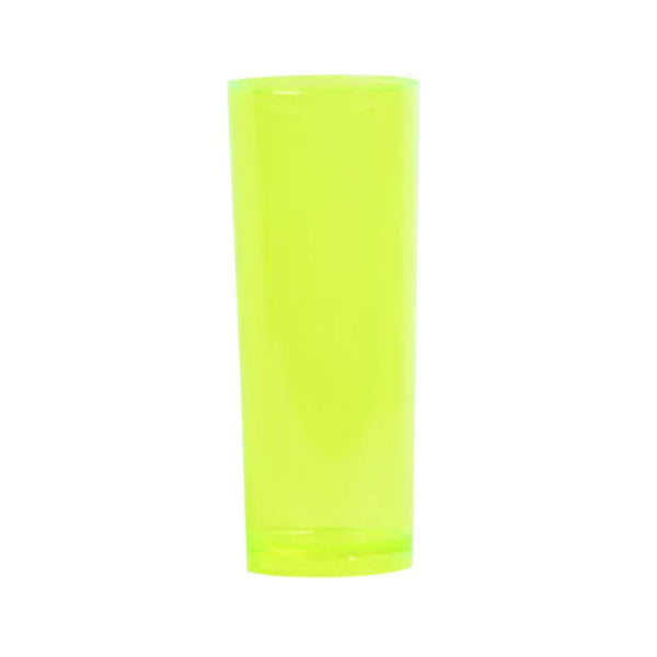 FORTE 21313-A Vasos de Policarbonato Fluorescentes Amarillos (CAJA CON 100 PIEZAS)