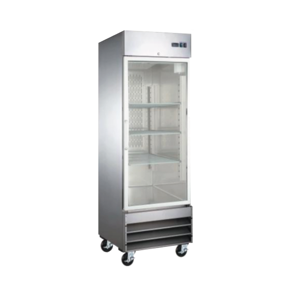 ICEHAUS RV-1PC-SS-01 Refrigerador 1 Puerta de Cristal