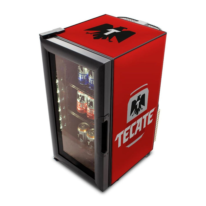 Refrigerador Vertical Negro Cervecero Tecate Minimal Imbera 1.5 Pies 1019786 TECATE MINIMAL