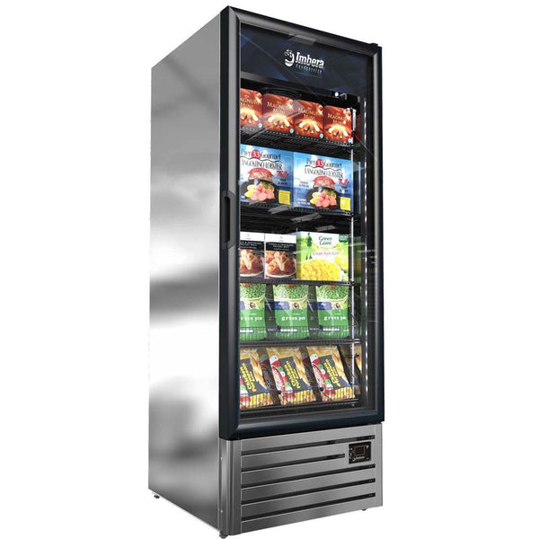Imbera Vfs24 C 1019308 Congelador Intermedio Vertical 1 Puerta Foodservice Acero Inoxidable 3/4 HP Refrigeradores Verticales Imbera 
