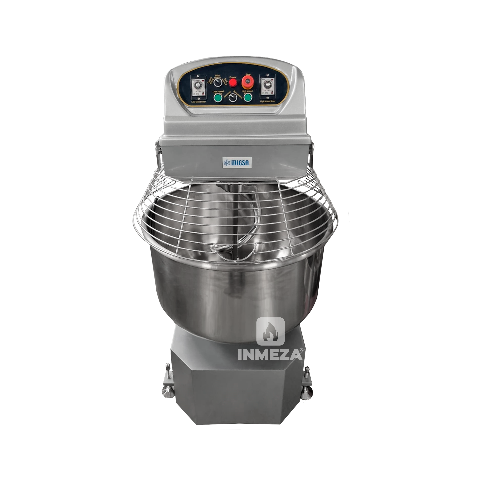Migsa HBS130 Amasadora comercial de 2 velocidades con tazón de 130 lit ...