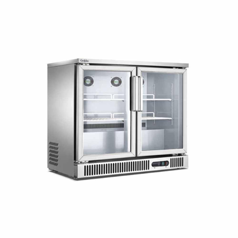 Migsa SG250 Refrigerador Back Bar de 2 Puertas de Cristal 250 lts Envio por Cobrar Refrigeracion MIGSA 