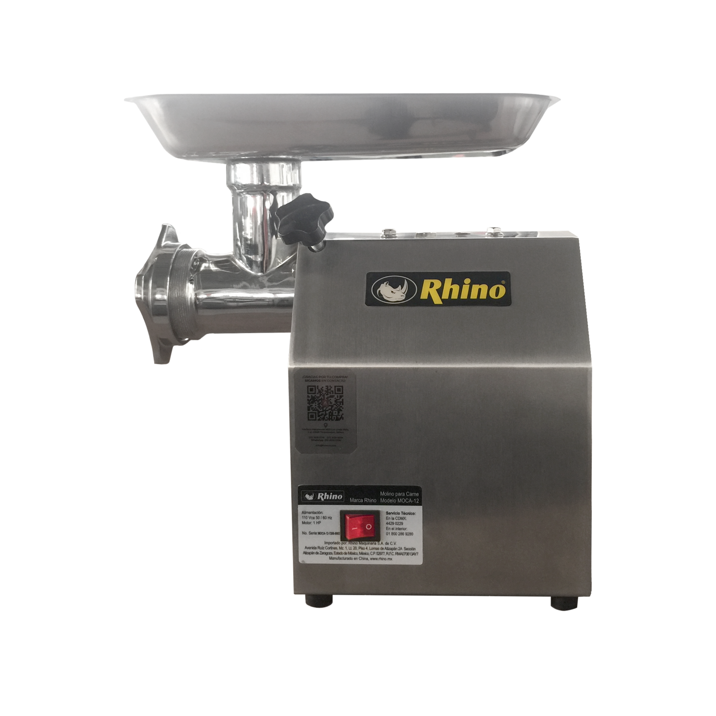 Molino Carne 1 Hp Rhino MOCA-12 — INMEZA