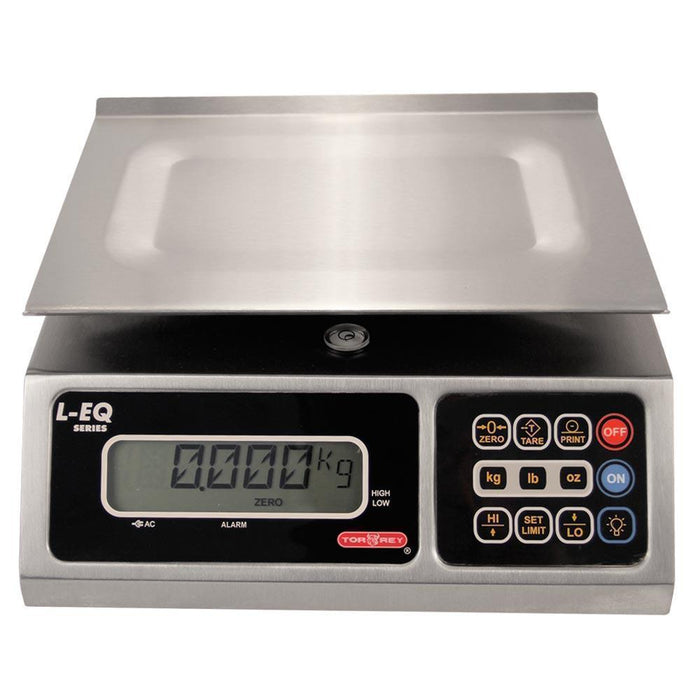 Torrey LEQ-10 Bascula porcionadora digial acero inoxidable 10kg/20lb (LEQ10-N LEQ10N) Basculas TORREY 