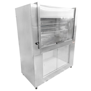 Rosticero Gas Acero Inox 6 Varillas 48 Pollos Torrey RT48 — INMEZA